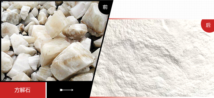 時產20-25噸方解石磨粉生產線優勢圖