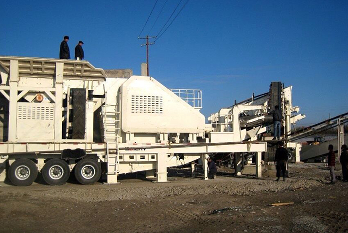 反擊式移動破碎站